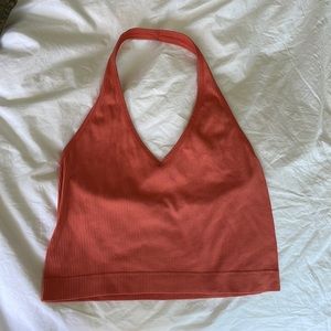Orange Halter Top